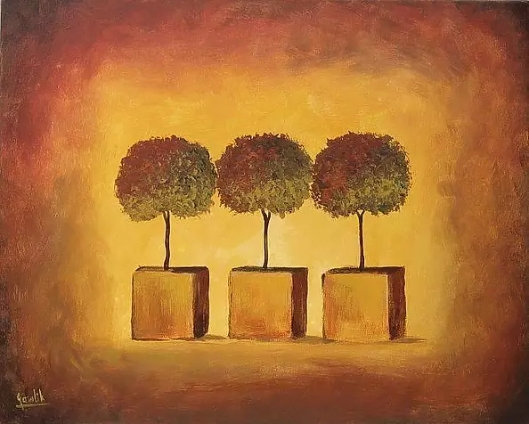 Ewa Gawlik - green trees