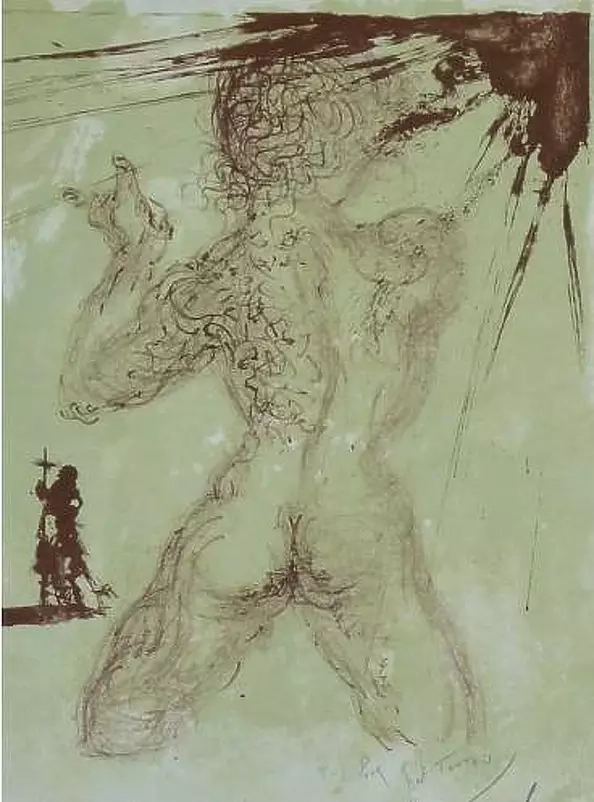 Salvador Dali - Grey Nude