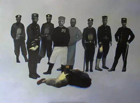 Angelika Milaniuk Mitruk - Group portrait ... from a cycle Deja vu