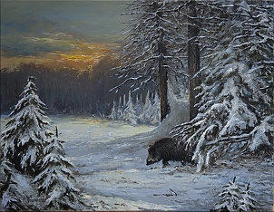 Michał Nowakowski - December sunset