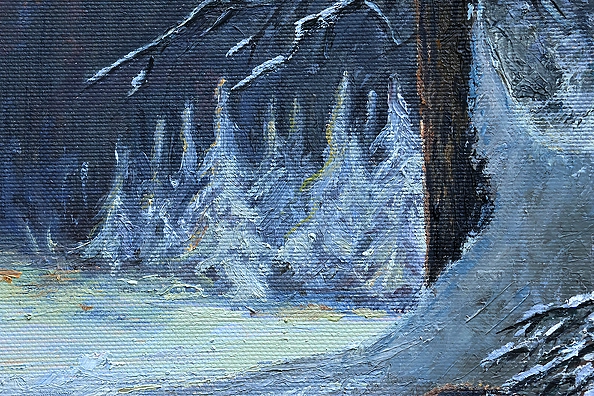 Michał Nowakowski - Grudniowy zachód słońca