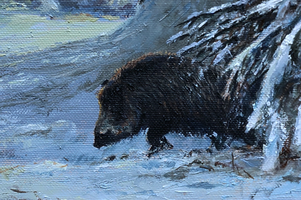 Michał Nowakowski - Grudniowy zachód słońca