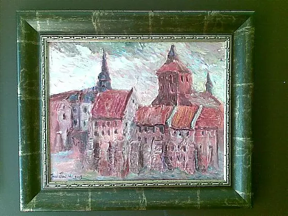 Jacek Kamiński - Grudziadz - panorama of granaries and Fara