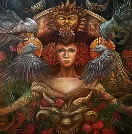Paulina Szczepaniak, Грифитрон, Лесування, Акрилова картина, Масляная картина - холст, 100 x 80
