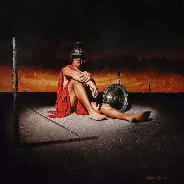 Aurelio Bruni - The guard in the desert