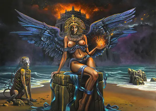 Krzysztof Plonka, Gwiazda Zaranna , Obraz olejny - , 140 x 100