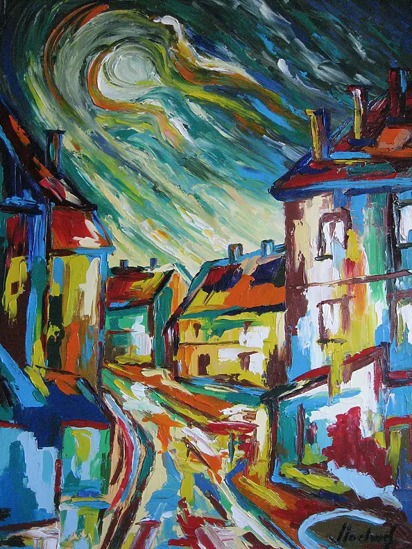 Jerzy Stachura - Starry Night III