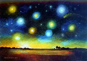 Grzegorz Ziółkowski - Starry night