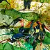 Rafał Roskowiński, HAJSTRY, Watercolors - paper, 60 x 160