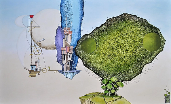 Dariusz Franciszek Różyc - ''HAKUCHI'' series ''At the edge of the forest''