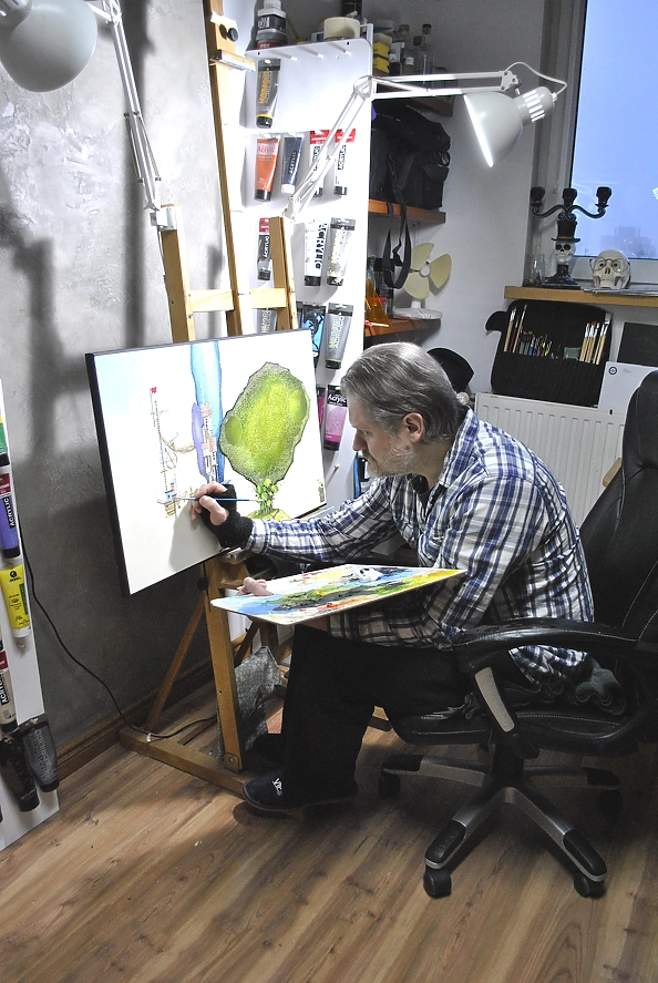 Dariusz Franciszek Różyc - ''HAKUCHI'' series ''At the edge of the forest''