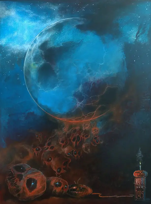 Dariusz Franciszek Różyc - ''HALLOWEEN MOON part III'' series ''Not so distant..''