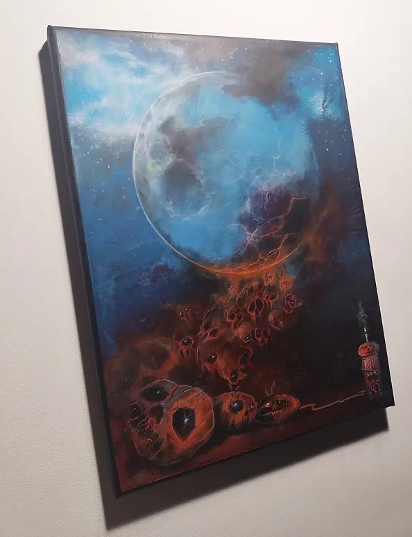 Dariusz Franciszek Różyc - ''HALLOWEEN MOON part III'' series ''Not so distant..''