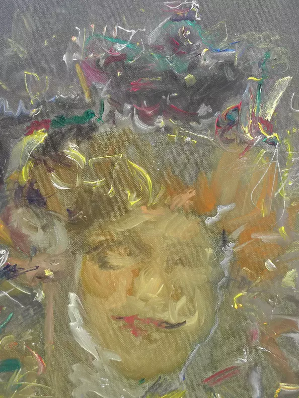 Eryk Maler - HALO, 45x90 cm, ja: HALOIMPRESJONIZM, 2021