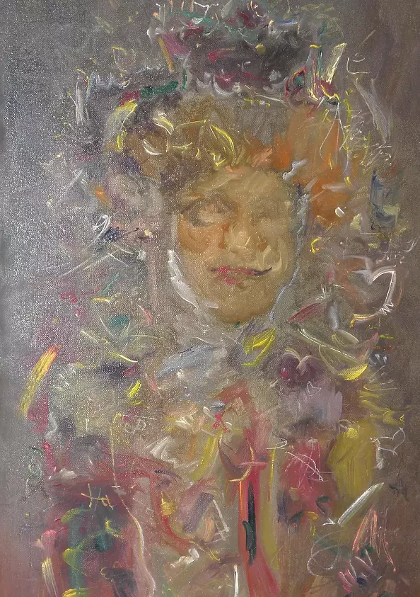 Eryk Maler - HALO, 45x90 cm, ja: HALOIMPRESJONIZM, 2021