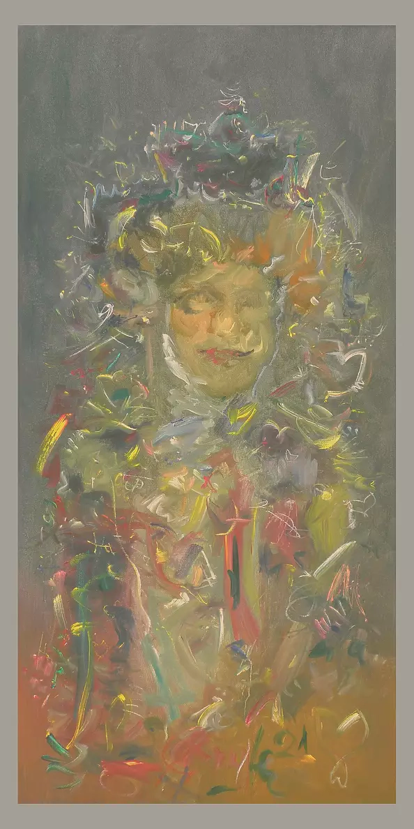 Eryk Maler - HALO, 45x90 cm, ja: HALOIMPRESJONIZM, 2021