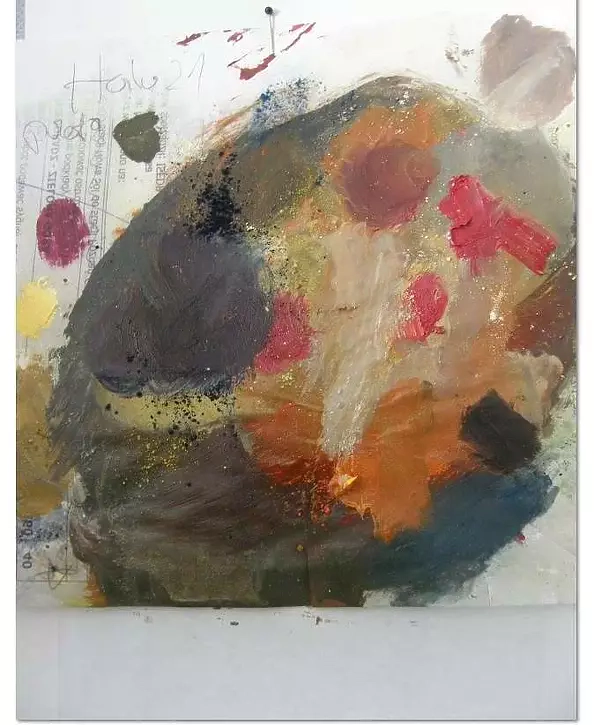 Eryk Maler - HALO, 45x90 cm, ja: HALOIMPRESJONIZM, 2021