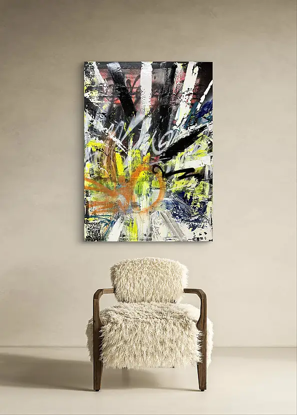 Szymon Hołubowski, , Acrylic painting, Mixed media - canvas, 100 x 140