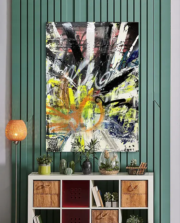 Szymon Hołubowski, , Acrylic painting, Mixed media - canvas, 100 x 140