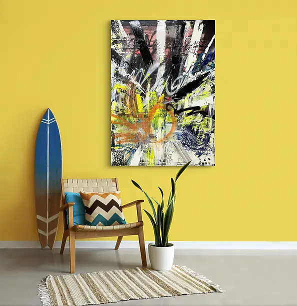 Szymon Hołubowski, , Acrylic painting, Mixed media - canvas, 100 x 140