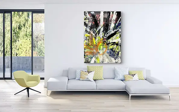 Szymon Hołubowski, , Acrylic painting, Mixed media - canvas, 100 x 140