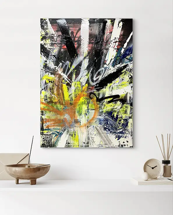 Szymon Hołubowski, , Acrylic painting, Mixed media - canvas, 100 x 140