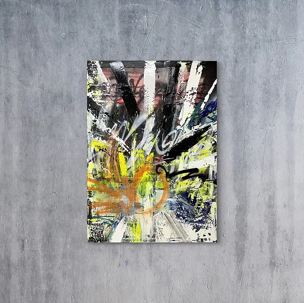 Szymon Hołubowski, , Acrylic painting, Mixed media - canvas, 100 x 140