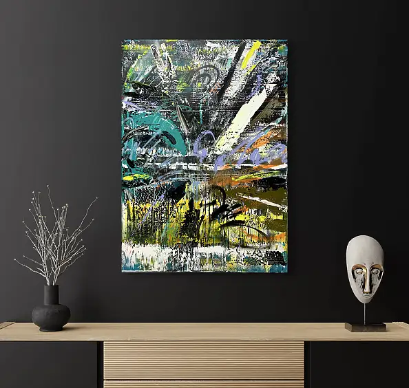 Szymon Hołubowski, , Acrylic painting, Mixed media - canvas, 140 x 100