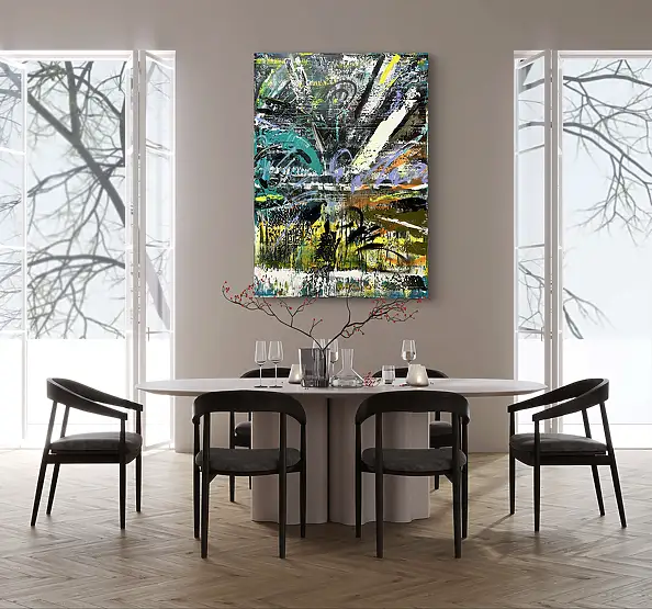 Szymon Hołubowski, , Acrylic painting, Mixed media - canvas, 140 x 100
