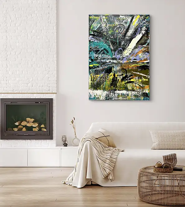 Szymon Hołubowski, , Acrylic painting, Mixed media - canvas, 140 x 100