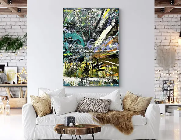 Szymon Hołubowski, , Acrylic painting, Mixed media - canvas, 140 x 100