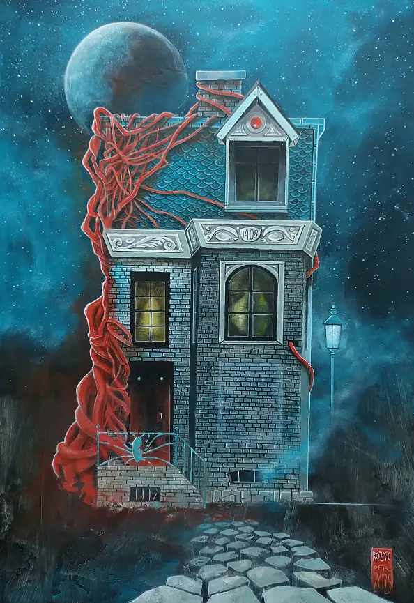 Dariusz Franciszek Różyc - ''H.P.LOVERCAFT's: BLUE TENEMENT HOUSE'' series ''Not so distant..''