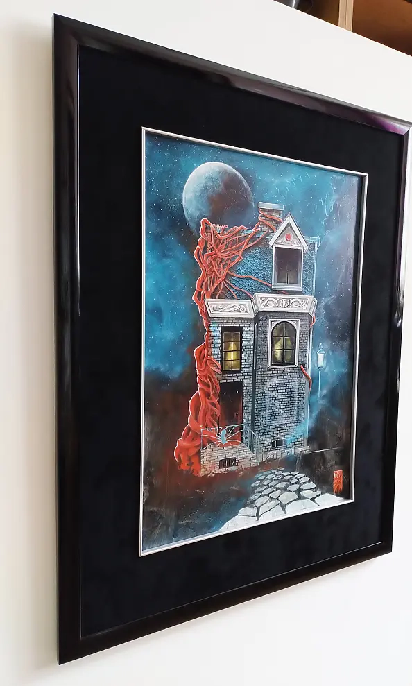 Dariusz Franciszek Różyc - ''H.P.LOVERCAFT's: BLUE TENEMENT HOUSE'' series ''Not so distant..''