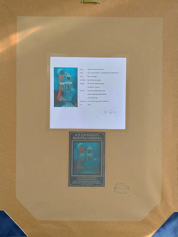 Dariusz Franciszek Różyc - ''H.P.LOVERCAFT's: BLUE TENEMENT HOUSE'' series ''Not so distant..''