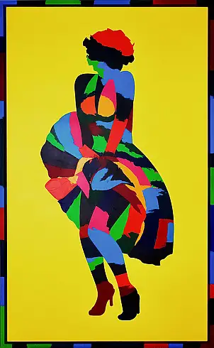 ADAM Raid, Herzlichen Glückwunsch zum Geburtstag, Herr Präsident!, Acrylgemälde - tafel, Leinwand, 95 x 155