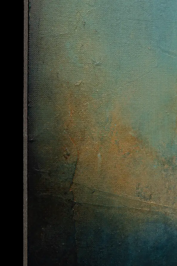 Łukasz Olek, Happy End, Acrylic painting - canvas, 30 x 80
