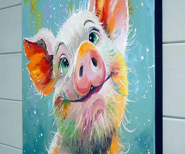Olha Darchuk - Happy Piglet