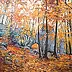 Jolanta Madej, Harmony of rocks and trees, Oil painting - canvas, 80 x 80