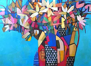 Kolesnikova Irina, Harmony and bloom, Oil painting - canvas, 80 x 60