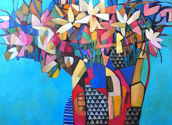 Kolesnikova Irina, Harmony and bloom, Oil painting - canvas, 80 x 60