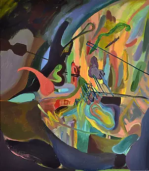 Dominika Fedko-Wójs - Heaven Abstract II abstract series