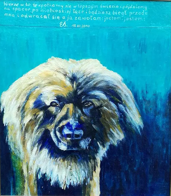 Ewa Lidia Sokołowska -  Hektor (self-portrait in the form of a dog)