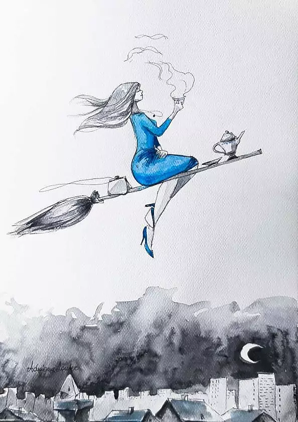 Adriana Laube - "Herbata na miotle"