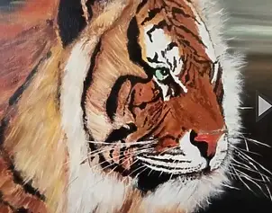 Ewa Mościszko, Hidden face, Obraz akrylowy - płótno, 60 x 50