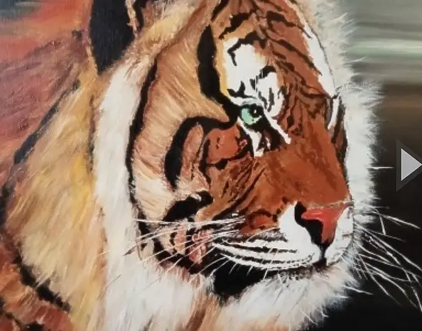 Ewa Mościszko, Hidden face, Obraz akrylowy - płótno, 60 x 50