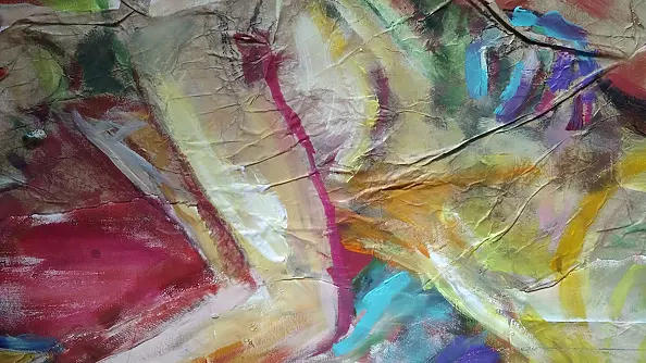 Anna Borcz - Hinduska para na czerwonym tle