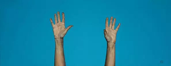 Magdalena Szczęśniak - History of the infinite blue background