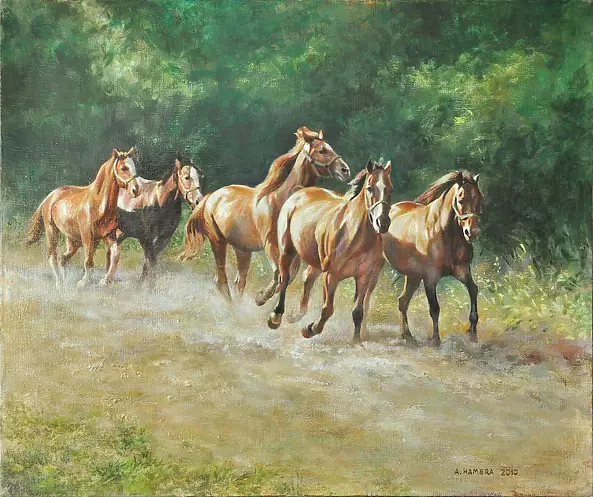 Andrzej Hamera - horses III