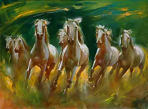 Fazio Lauria - Konie w zieleni