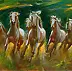Fazio Lauria - Horses in the green
